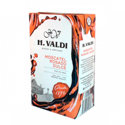 Vino Moscatel rosado dulce