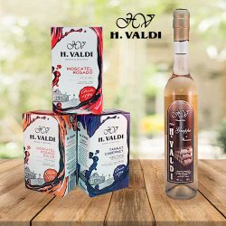 Promo 12 Cajas de vino + Grappa barril de obsequio